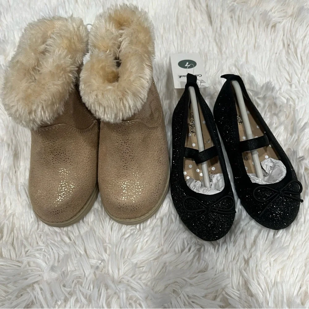 Cat & Jack‎ little Girl bundle shoes size 7